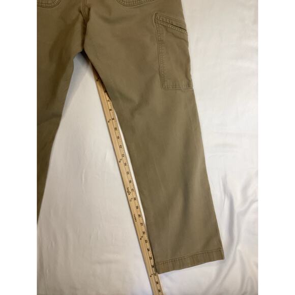Carhartt Relaxed Fit Work Pants youth 33x30 Beige Cotton Blend 102291-253 - Picture 3 of 14